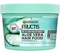 Garnier Fructis Idratante Aloe Vera Hair Food 3 in 1 Maschera per capelli da normali a secchi, con complesso lipidico extra, formula vegana, 400 ml