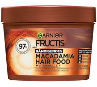 Garnier Fructis Macadamia Hair Food - Maschera 3 in 1 per capelli secchi e indisciplinati, con complesso lipidico extra, formula vegana, 400 ml