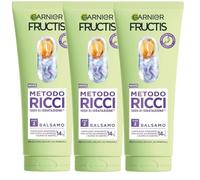 Garnier Fructis Metodo Ricci Balsamo Idratante 100H, Step 2, con Acido Ialuronico 14% e Burro di Karité, Senza Siliconi, 200 ml (3)