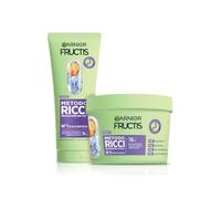 Garnier Fructis Metodo Ricci Kit Idratante Shampoo, 200 ml + 375 ml