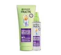Garnier Fructis Metodo Riccioli Duo Shampoo e Spray Idratante con Acido Ialuronico e Burro di Karité
