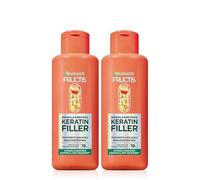 Garnier Fructis, Multi Pack Trattamento Ripara&Rinforza, Per Capelli Danneggiati, Riparazione Profonda, Capelli Più Forti, Con Olio di Marula e Cheratina Riparatrice, Keratin Filler, Confezione da 2