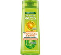 Garnier Fructis Shampoo Lisciante, Per Capelli Crespi, Effetto Luminoso, Con Olio di Argan e Cheratina Vegetale, Hydra Liss & Shine, 250 ml