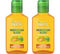 Garnier Fructis Sleek & Shine Moroccan Sleek Oil Treatment, 3.75 Fl. Oz, 2 Count