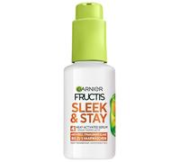 Garnier Fructis Sleek & Stay Heat-Activated Siero con alfa silana per capelli secchi e inclini al crespo, 50 ml