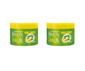 Garnier - Fructis Style - capelli Cera - lucido estratto di bambù Fixation 2 - Set di 2