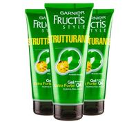 Garnier Fructis Style Gel Strutturante Tenuta 04 Extra Forte con Estratto di Bambù Scolpisce Fissa Controlla i Capelli - 3 flaconi da 200ml