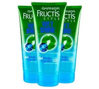 Garnier Fructis Style Gel Wet Shine Effetto Bagnato Tenuta 03 Forte con Estratto di Bambù Brillantezza a Lunga Durata - 3 flaconi da 200ml