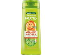 Garnier Fructis Vitamine&Forza, Shampoo Fortificante per Capelli Fragili e Soggetti a Rottura, Formula Arricchita con Vitamine per Capelli 10 Volte più Forti, 250 ml