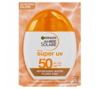 Garnier Ambre Solaire Refreshing Water Fluido Viso Colorato SPF50, 40 ml