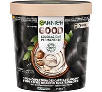GARNIER - Garnier GOOD 3.0 CASTANO CIOCCOLATO FONDENTE, colorazione permanente senza ammoniaca, 90% di origine naturale Tinta 160 g Nero female