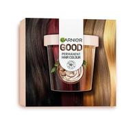 Garnier GOOD Colorazione Permanente, Refill Kit, Tinta Permanente, Per un Colore Intenso e Brillante, Fino a 8 Settimane, Senza Ammoniaca, Colore: 2.0 Nero