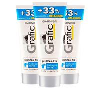 Garnier Grafic Gel per Capelli Crea-Fix Tenuta Forte Ideale per Messa in Piega Lunga Durata Senza Residui - 3 flaconi da 200 ml