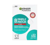 Garnier PureActive Pimple Patch Ultra - Riduce visibilmente i brufoli maturi di grandi dimensioni, la spessa toppa idrocolide protegge e assorbe - 22 pezzi