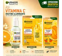 GARNIER Kit Pelle Luminosa - Siero Crema Vitamina C, Maschera Viso & Occhi