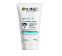 Garnier PureActive 3IN1 Argilla Scrub Detergente Anti-Lucidità & Anti-Macchie