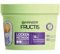 Garnier Maschera idratante per capelli per tutti i tipi di ricci,ripara e rivitalizzata,con acido ialuronico e acido grasso di karité, vegano, senza siliconi, metodo di riccioli fruttati, 1 x 370 ml