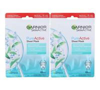 Garnier Maschera in Tessuto Anti-imperfezioni 2x23 g Maschera viso