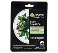 Garnier Skin Active Pure Charcoal maschera nera in tessuto con estratto di the nero 28 g