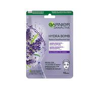 Garnier Maschera in Tessuto Skin Active Hydra Bomb, Super Idratante ed Effetto Relax, Con Acido Ialuronico e Lavanda, Per Pelli Stressate, 28 gr