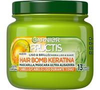 Garnier Maschera per capelli fortificante Fructis Smooth & Brilliant che leviga e nutre, con cheratina vegetale liquida e olio di argan - 320 ml