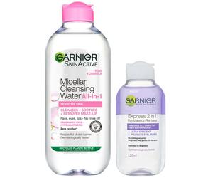 Garnier Micellar Water and Makeup Remover for Sensitive Skin Kit Exclusive