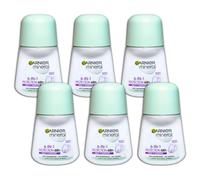 Garnier Mineral Deo Roll-on Protection 48H, 6 in 1, 6 x 50 ml
