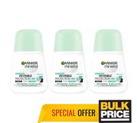 Garnier Mineral Invisible Colors Aloe Fresh Deodorante Roll-On 48H Protect...
