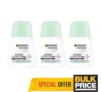Garnier Minerale Azione Controllo + 96H Deo Roll-On Eccessivo Sudare Proteggere