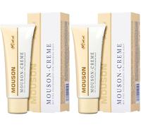 Garnier Mouson crema con molta umidità, protegge la pelle dalla secchezza, con complesso idratante di lunga durata, confezione da 2 (1 x 75 ml)