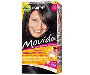 Garnier Movida Crema Shampoo Colorante, 55 Nero