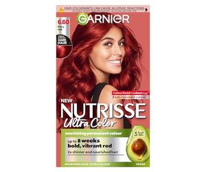 Garnier Nutrisse 6.60 Colorante per capelli permanente rosso fuoco