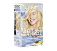 Garnier Nutrisse, crema n. 100, biondo naturale extra chiaro, per la cura dei capelli, con olio nutriente, copertura 100% grigia