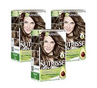 Garnier Nutrisse Creme Coloration Mocca marrone chiaro 50, colorazione per capelli per permanente colore dei capelli (con 3 naehrenden Oli) - 1 pezzi