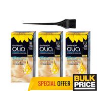 Garnier Olia 110 SUPER LIGHT NATURAL BLONDE Salon Quality Hair Color 3-Pack