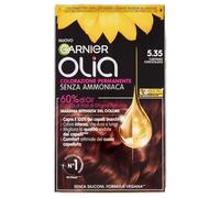 Garnier Olia Tinta Capelli, Colorazione Permanente Senza Ammoniaca, Copre il 100% dei Capelli Bianchi, Con Oli di Fiore di Origine Naturale, Formula Vegana, Castano Cioccolato