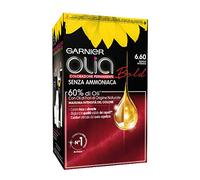 Garnier Olia Colorazione Permanente senza Ammoniaca, Migliora Visibilmente la Qualità dei Capelli, Copre il 100% dei Capelli Bianchi, 6.60 Rosso Intenso
