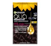 Garnier Olia Glow - Colorazione permanente - Senza ammoniaca - Oli naturali di fiori - Castano cenere luminoso (4.12)