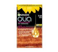 Garnier Olia - Tintura permanente per capelli senza ammoniaca, copertura completa dei capelli bianchi, olio del 60% alimentato, colore Intense Copper
