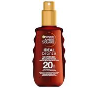 Garnier Olio solare con LSF20, crema solare idratante e acceleratore abbronzante, Ambre Solaire Ideal Bronze, 1 x 150 ml