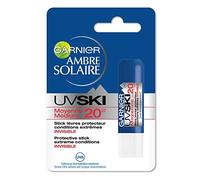 Garnier - Protezione solare per labbra “Ambre Solaire - UV SKI”, invisibile, formato stick, per condizioni estreme, SPF 20