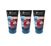 Garnier PureActive 3IN1 Carbone Scrub Detergente Anti-Punti Neri