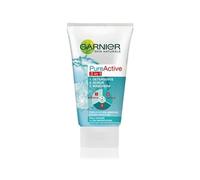 Garnier PureActive 3IN1 Argilla Scrub Detergente Anti-Lucidità & Anti-Macchie