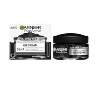 Garnier Pure Active Crema idratante opacizzante con AHA+BHA+Niacinamide+Carbone, Unisex per pelli con tendenza acneica - 50 ml