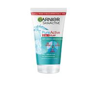 Garnier Pure Active 3in1 Argilla Detergente Scrub e Maschera per Pelle Grassa 50 ml