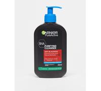 Garnier - Pure Active - Detergente viso quotidiano con carbone e BHA (acido salicilico)-Nero No Size
