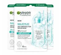 Garnier Pure Active Maschera in Tessuto Anti-Imperfezioni con Acido Salicilico e Niacinamide, Vegan, 1 Pezzo (3)