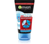 Garnier Pure Active maschera nera per il viso contro punti neri e acne al carbone attivo 3 in 1 150 ml