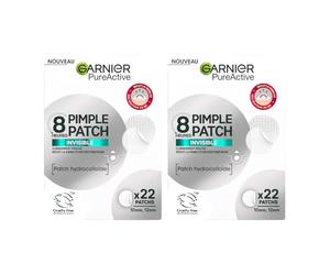 GARNIER Pure Active - Patch Button - Set di 2 x 22 - Riduce l'aspetto bottoni in 8 H* - Clinicamente provato - invisibile e ultra sottile - tecnologia idrocolloide - Vegan & Cruelty-Free - uomo e