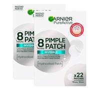 Garnier Pure Active Pimple Patch Invisible 8 Ore 44 Patch per Brufoli | Riduce la Visibilità del Brufolo Assorbe il Sebo in Eccesso Ultra-Sottile e Invisibile sulla Pelle in Due Misure